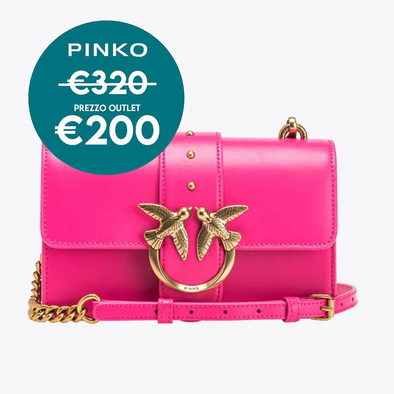 borsa rosa a prezzo outlet di pinko